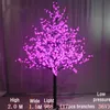 Juldekorationer LED Artificial Cherry Blossom Tree Light Christmas Light LED-glödlampor 0,8-2 m höjd Regntät utomhusanvändningsgård Trädlampa LT636