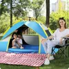 Tenten en schuilplaatsen Buitenkampeertent Snel automatisch openend Waterdicht zonnescherm Bouwvrij Picknickschuilplaats Familiestrand Grote ruimte Q231117