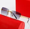 Luxury glasses sunglasses for men luxury eyeglasses fashion gradient sun glasses simple big square gold frame UV400 beach driving sports showsunglass