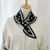 Halsdukar Wraps Autumn Winter Sticked Scarf For Baby Kids Polka Dot Scarves Girls Boys Children's Clothing Accessories Black Yell Purple Green 231115