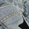 Vestes pour hommes Designer luxe B nouvel automne et hiver BLCG 23FW veste en jean graffiti peint à la main décontracté 09AK