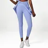 Pantalon actif 25 "confortable doux grande taille Fitness Yoga femmes tissu côtelé Sport jambières d'exercices taille haute collants de course athlétiques