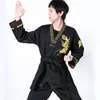 Protective Gear Taekwondo Master Dobok Ultralight Wt Fighter Polyester Suit Black Martial Arts Gi With Exquisite Embroidery 231115