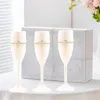 Wine Glasses Moet ChandonCoupleWedding Toast Flute Wedding Bride and GroomToast GlassesPlastic Red Cup Acrylic Champagne Plastic 231115