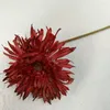 Flores decorativas simulación crisantemo Artificial flor falsa hogar DIY accesorios de arreglo decoración de boda accesorios de pografía