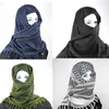 스카프 군용 아랍 아랍 Keffiyeh Shemagh 스카프면 겨울 목도이 목이 따뜻한 커버 헤드 랩 랩 래프 전술 캠핑 스카프 남성 231114