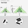 Tendas e abrigos Ultralight Camping Pyramid Tent Rainproof Bushcraft Tent Hight 1.6M / 2.2M Outdoor Backpacking Shelter para Birdwatching Cooking Q231117