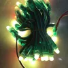 12 مم 12 فولت مصابيح البكسل ضوء كامل اللون RGB LED MODULE MODULE MODULE مع IC WS2811 للإعلان