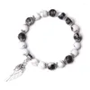 STRAND CRYSTAL STEEN SCHAMBELES Women 8mm Natuur vulkanische etherische olie -angst voor diffusor sieraden