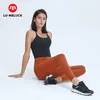 L-DT038 Longline Sports Bra for Women ، Sexy على شكل Y للنساء ، قمة التمرين مع حشو ، ممتصة العرق في اليوغا ، وارتداء اللياقة البدنية المرنة ، وارتداء للياقة lu-meluck