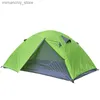 Tenten en schuilplaatsen Desert Backpacking Tent 2-persoons dubbellaagse kampeertenten 4 seizoenen Waterdicht Breathab Lichtgewicht draagbare reistent Q231117