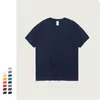 Men's T-skjortor Summer Solid 15 Färg Löst Vit T-shirt Män kvinnors bomullsskateboard Kort ärm Hip Hop Boys 'Black Top