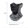 Bandanas Sun Summer Tube Face Silk Shield Gaiter Breattable Night Running Mesh Reflective Mask Dust Neck Protection Scarf Bandana