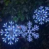 Stringhe Dia40cm Flifullo da neve da esterno Led Fili per alberi di neve appeso Garland Garden Garden Party String