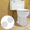 Toalettstol täcker 3 par tillbehör bultar bad pappersskruv rengöring bultbrickor plastbadkar