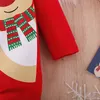 Pagliaccetti Ceeniu Il mio primo Natale Baby Cost JumpsuitHat Cartoon Deer Body per nati Anno Abbigliamento Pagliaccetto 231115