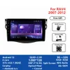 Bluetooth GPS 8GB + 128GB가있는 Android 자동차 라디오 비디오 헤드 장치 Toyota RAV4 2007 2009-2012 DSP CARPLAY 용 128GB