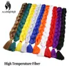 Human Hair Bulks Alororo Synthetic Jumbo Braid 82 Inch African Fake High Temperature Fiber Braiding Extensions for Women 231115