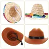 Vêtements pour chiens 2 pièces accessoires chapeau pour animaux de compagnie costume hawaïen fête chapeaux coton chat mexicain
