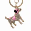 Keychains Tianbo Fashion Dog Dachshund Keychain Bag Charm Pendant Keys Holder Keyring Jewelry for Women Girl Gift