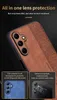 Klassiska PU -läderfodral för Huawei Mate 60 Pro Nova 11 SE Xiaomi 14 Pro 13T Redmi 13C stötsäker Business Cube Soft TPU Luxury Fine Hole Phone stockprocess Back Cover Cover Cover