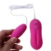 Vibratorer afrodisia 10 lägen kula vibrator multi-hastighet vibrerande äggmassager kraft trådbundna fjärrkontrollleksaker för kvinnor 23115