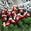 Weihnachtsdekorationen, 6 Stück, Weihnachtsanhänger, Galvanik, Süßigkeiten, Weihnachtskugel, Weihnachtsbaumschmuck, Jahr, Noel, Heimdekoration, Navidad, Geschenk 231114