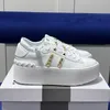 New Style Designers Sneaker Band With Studs Shoes White Platform Spike Trainer Thick Bottom Spikes Woman Shoe Chunky Casual Tennis