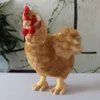 Plush Dolls Hen Anime Cute Rooster Plushie Cock Plush Toys Lifelike Animals Simulation Stuffed Doll Toy Gifts For Kids 231114