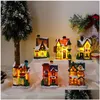 Christmas Decorations Christmas Decorations Light House Kerstdorp Village For Home Xmas Gifts Ornaments Year Natale Navidad Noel 22112 Dh36C