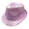 Feesthoeden 12 kleuren Heren Dames Jazzhoed Pailletten Retro Disco Funky Glitter Kostuum Unisex Noviteit Kerstfeest Prop Charmant Hoed 231114