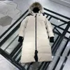 Parkas Womans Down Puffer Jacket Manteau Canda Gooses Manteaux longs Hiver Classique Modèle d'oie Vestes Designer Femmes Vêtements d'extérieur V5DC