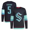 Seattle''Kraken''202223 Reverse Retro Jersey Philipp Grubauer Matty Beniers Shane Wright Cale Fleury Andre Burakovsky Oliver Bjorks5994442