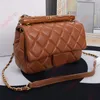 Women Designer Luxury Bag Flap Shoulder Bag Wood Handle Metal Hardware Chain Bag Diamond Plaid Quilted Handbag Crossbody Bag Shoulder Handbag Wallet Purse bags