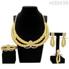 Necklace Earrings Set For Women Fashion Italian Statement Designs Exquisite Rings Trending Party Jewelry