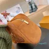 Suede Women Designer Tote Bag Leather damer Handväska Dubbel bokstav Dyra damkopplingar