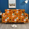 Halloweenowa kanapa z dyni Couch Miękka rozciągająca rozkładana sofa Proces Poliester Profit Melorble Furning do salonu sypialnia