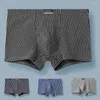 Onderbroek Man Boxershorts Mannen gestreepte ademende slipjes trunks jongen sissy elastische bokser shorts shorts ondergoed strandkleding strandkleding