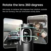 CAR DVRS DAHUA M3 DASHCAM 1440P WiFi Recorder Crash Latch Night Vision 360 Roterande Lens Voice Control Loop Recording for Car DVR Camera Q231115