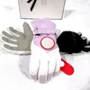 プロの女子スキーグローブデザイナーグローブ女性5本の指暖かい冬用手袋