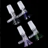 ACOOK slide dab Funnel Bowl hookahs for Glass Bong Bowls Pipes 5mm Thick slides bongs smoking color piece pink heady oil rigs pieces 14/18