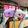 400ml Children's Water Bottles Creative Camera Plastic Cup Net Red Cartoon Straw Drinking Student Portable Cups