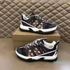 Sprawdź skórzane i zamszowe trampki luksusowe markę Casual Buty Designer Vintage Classic Plaid Sneaker Fashion