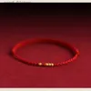 Chain Handmade Lucky Couple Bracelets Red String Chinese Zodiac Year Charm AccessoriesL231115