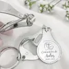 Party Favor 20st Personlig dop Baby Dop Gift till gäster Nail Clipper Keychain Bottle Opener First Communion Souvenir 230414