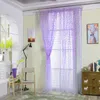 Rideau élégant moderne Tulle rideaux pour salon chambre cuisine vert feuille pure fenêtre rideaux 230414