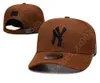 Cap NY En Kalite Tasarımcı Beyzbol Unisex Beanie Klasik Mektuplar NY Tasarımcılar Şapkalar Şapkalar Erkekler Kadın Kovası Açık Boş Zaman Spor Şapkası N-24
