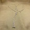 Chaînes YS espagnol pur fait à la main UNOde Galaxy Tianhe perle chandail chaîne niche conception collier long bijoux originaux