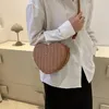 Kvällspåsar halm vävt kärlek hjärta kvinnors handväska söt tygväska damer liten axel crossbody handväska flickor kvinnliga shopping satchel