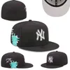 Chapéus masculinos de beisebol Oakland tamanho justo chapéus snapback clássicos SOX Royal Hip Hop bonés esportivos Chapeau Grey Stitch Heart "Série" "Love Hustle Flowers para mulheres a0